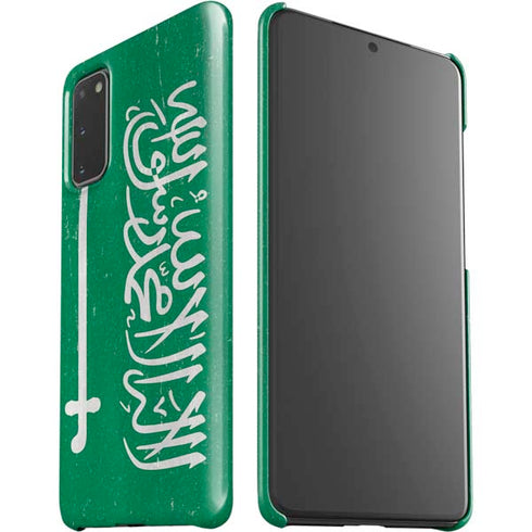 Saudi Arabia Flag Distressed Galaxy S20 Lite Case